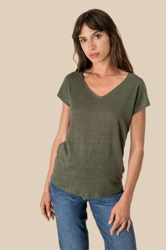 Tricou din In, Femei