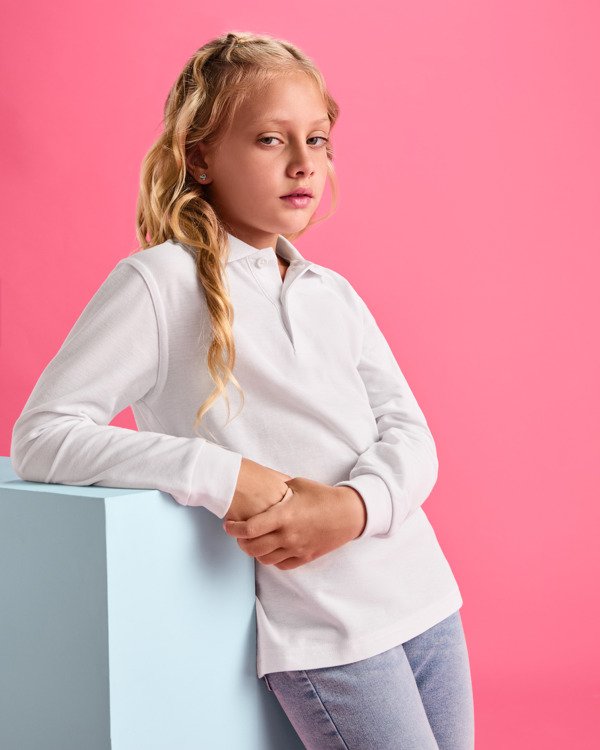 Tricou Polo Copii, Mânecă Lungă, Roly Carpe
