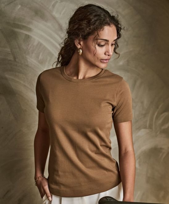 Tricou Dama, Bumbac Organic, Interlock, Tee Jays